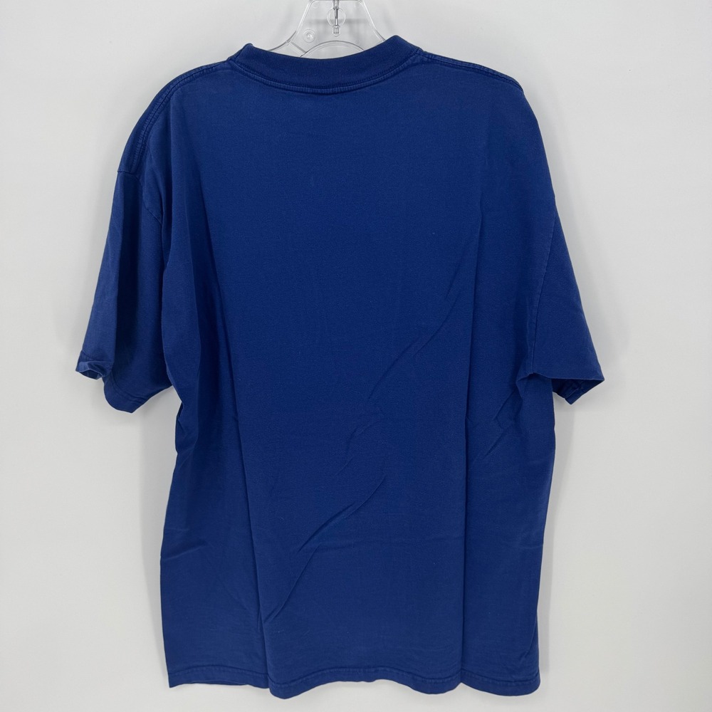 Planet Hollywood Paris Vintage T- Shirt XL Blue Graphic Tee 1991 Vintage Mens - Picture 4 of 6